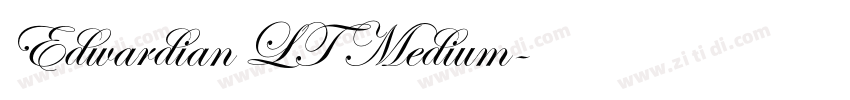 Edwardian LT Medium字体转换